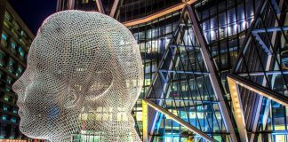 Calgary’s Bow Tower head sculpture targeted by bladder vandals