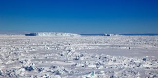 Polar ice water the future of frac fluids