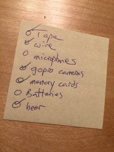 (Sticky note left by Prentice, possibly indicating a plan to bug Notley's office.)