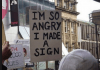 Pro-oil group confuses leftwing eco-activists at rally with new term ‘anti-anti-pipeline protester supporter’