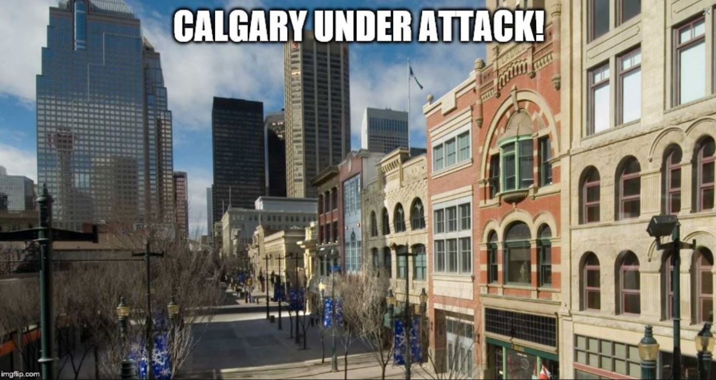 Police lockdown Calgary core in response to attacks, 15 people arrested